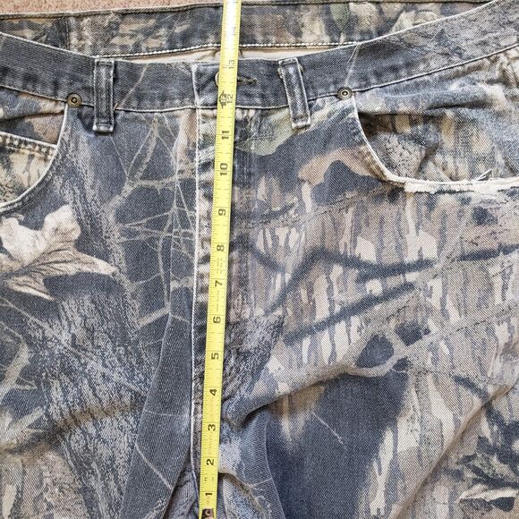 Vintage Wrangler Double Knee Sz 38x32 Mossy Oak Break-Up Camouflage Hunting Pant - Picture 8 of 12